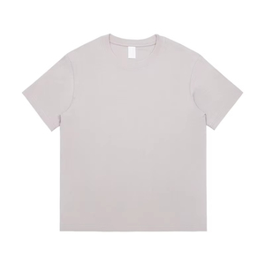 Camiseta Deportiva de Algodón 100% para Hombre, Teñida con Hilo, Manga Corta, Cuello Redondo, Corte Regular, Color Sólido, Tejido Jersey - Product Image 1