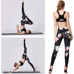 High Waist Knitted Yoga Leggings Women Fitness Brushed Hip Lifting Skinny Sports Pants <b>Tummy</b> <b>Control</b> Running Pants Seamless - Product Image 3