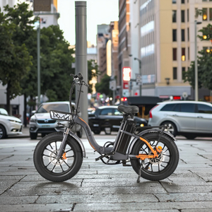 Bicicleta Eléctrica Urbana Plegable de 20 Pulgadas con Llantas Gruesas, Bicicleta Eléctrica Portátil para Viajes Urbanos - Product Image 4