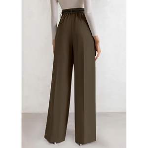 กางเกงขายาวทรงพาลาซโซ่เอวสูง ระบายอากาศได้ดี สำหรับผู้หญิง รุ่น PRETTYGARDEN 2025 เหมาะสำหรับใส่ทำงานหรือลำลอง - Product Image 4