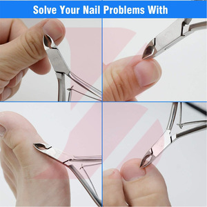 Non Slip Handle Durable Good Supplier Make Your Own Beauty Care Use Newest Wholesale Rate Cuticle and Nail Nippers - Product Image 4