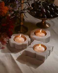 <b>Marble</b> T-Light <b>Candle</b> <b>Holder</b> Round Customizable Multicolor <b>Marble</b> <b>Candle</b> <b>Holder</b> Home Decoration Stone Candlestick Stand - Product Image 1