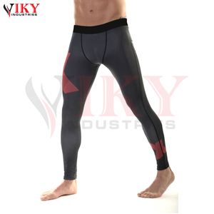 Lightweight Newest Trendy Product Best Quality Comfortable Hand Made Men's Active Running Wear MMA <b>Compression</b> <b>Leggings</b> - Product Image 2