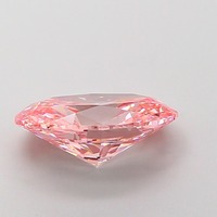 2.1 Karat Lüks Oval Şekilli Fantazi Canlı Pembe Laboratuvarda Yetiştirilmiş CVD Elmas VS1 Berraklıkta Mükemmel Cilalı Mücevher İçin Gevşek Elmas