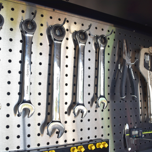 Matte Black Powder Coated Steel 10 Drawer Tool <b>Cabinet</b> Family keywords: for Garage Workshop Storage Use - Product Image 6