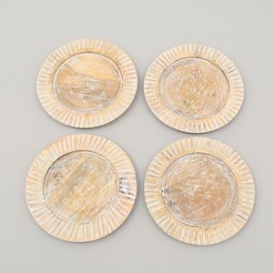 Piatto Decorativo in Legno Artigianale da 13 Pollici, Sottopiatto in Legno per Decorazioni da Tavola e Feste - Product Image 4