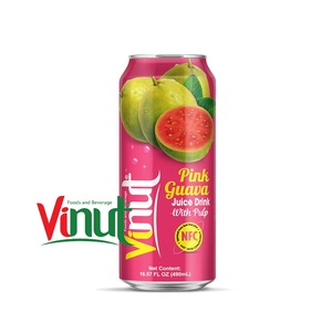 Jus de goyave rose en conserve de 4490ml Concevez votre étiquette Jus de fruits et légumes pour les distributeurs Directeur fabriqué au Vietnam - Product Image 1