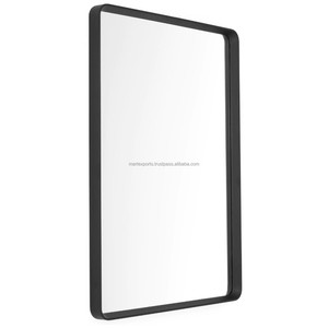 Hecho a mano diseño moderno redondo 32 pulgadas Metal montado en la pared espejo hierro para el hogar Hotel decoración suministrada por el diseñador de la India - Product Image 4