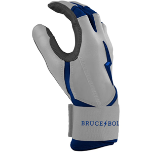 High-Quality 100% Cabretta Leather Baseball Batting Gloves 0.9mm Custom Logo <b>Snap</b> Closure Professional Grade - Product Image 3