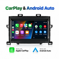 Lecteur vidéo de voiture Android, navigation vidéo de voiture, lecteur DVD AUTO CarPlay pour Toyota Alphard 2008-2014, lecteur multimédia