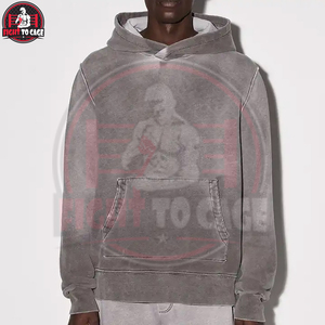 Sweat-shirts pour hommes à effet délavé, confortables pour un usage quotidien, avec logo personnalisé, qualité supérieure, faits à la main, design unique, produit tendance et innovant. - Product Image 5