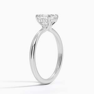 BOJ <b>Ring</b> 092 Asscher Cut 925 Silver Halo Stone Prong Setting Solitaire Diamond <b>Ring</b> 2ct D Color VVS1 Moissanite GRA Certified - Product Image 2