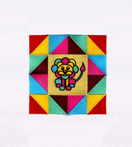 Custom Varsity Lady Embroidery <b>Patch</b> Manufacturer Heat Press <b>Sew</b> <b>On</b> Iron <b>On</b> 3D Logo Badge for Clothing Hat Apparel Bag - Product Image 5