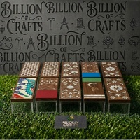 Boîte artisanale en bois pour chocolats et dattes avec couvercle, design oriental, conteneur de rangement rectangulaire pour cadeau, Eid Ramadan