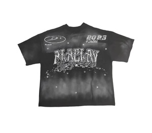 Ensemble de t-shirt sans manches respirant et short vieilli pour hommes personnalisés Style décontracté pour la saison de printemps sérigraphie aspect lavé - Product Image 6