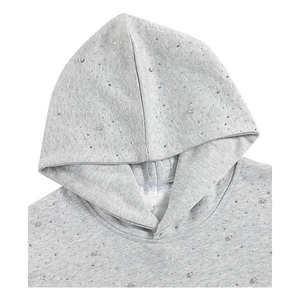 Fabricants de vêtements – Nouveau sweat à capuche unisexe en molleton bouclette avec strass, coupe ample, 100 % coton respirant, idéal pour l'hiver - Product Image 3