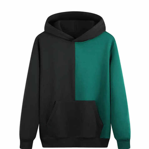 Pantalon de jogging en coton noir de qualité supérieure pour homme, couleur unie, avec sweat à capuche décontracté, longueur intégrale, poches latérales, idéal pour l'automne - Product Image 4