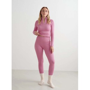 Women's Long Sleeve Yoga Jumpsuit High Waist Tummy Control <b>Shapewear</b> Full Length Skinny Fit Polo Collar Spandex Cotton Knitted - Product Image 3