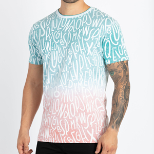 Camiseta de Manga Corta con Cuello Redondo para Hombre, Colores y Logotipo Personalizados, Transpirable, Corte Regular, Estilo Casual, 100% Algodón Jersey - Product Image 1