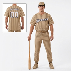 Camiseta de Béisbol Ligera y Transpirable de Manga Corta con Nombre de Equipo Personalizable en la Parte Delantera para Entrenamiento Deportivo de Verano y Uso Casual - Product Image 2