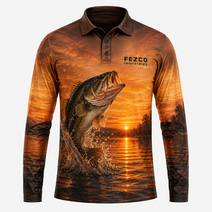 เสื้อโปโลตกปลาแบบมืออาชีพ พิมพ์ลาย แห้งเร็ว ระบายอากาศได้ดี - Product Image 4
