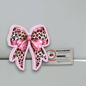 Plaque magnétique réutilisable en acrylique pour extensions de cils, motif tendance rose guépard, nœud, cœur, papillon, fleur, diamant - Product Image 6
