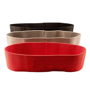 ชุดยางยืดออกกำลังกายแบบผ้าสีชมพูสำหรับโยคะและบริหารกล้ามเนื้อสะโพก ยี่ห้อ Private Label รุ่น Pull-Up แบบวงกลม - Product Image 3