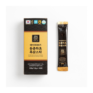 [BMC PARTNERS] Barritas de Ginseng Japonés Negro para el Día a Día, Bebida de Ginseng Negro y Cordyceps, Salud Herbal Coreana - Product Image 2