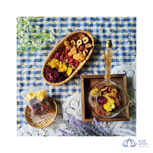 [MEILLEURES VENTES] Infusion aromatisée de tisane aux fruits et fleurs saines de Blue Lotus Farm Vietnam pour boisson quotidienne - Product Image 1