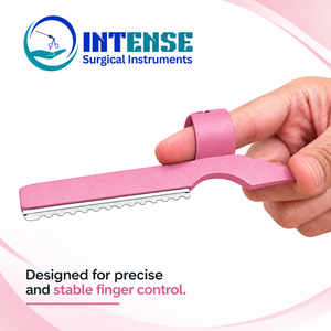 Ergonomic Finger Grip <b>Hair</b> <b>Removal</b> Razor Precision Shaving <b>Tool</b> for Professional Use Intense Surgical Instruments - Product Image 1