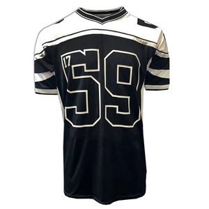 Maillot de football américain personnalisé imprimé, respirant, antibactérien, à séchage rapide, style streetwear adulte, manches courtes - Product Image 1