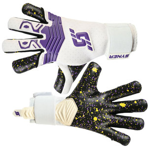 Gants de gardien de but de football unisexes respirants pour l'extérieur avec fermeture auto-agrippante en PU - Product Image 6