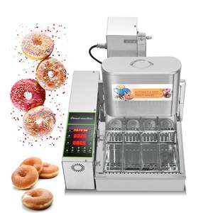 Máquina para Hacer Donuts de 4 Filas, Máquina Automática para Hacer Donuts con Pantalla Digital, Acero Inoxidable 304, 1800/H, Tolva de 5.5L, Panel de Control Inteligente - Product Image 1
