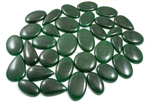 Pierres précieuses d'aventurine verte naturelle en vrac, cabochons, pierres à facettes, cristal, export en gros, Inde - Product Image 6