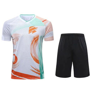 Ensemble uniforme unisexe pour tennis, badminton et tennis de table - Vêtements de sport 100% polyester avec logo personnalisé - Product Image 1