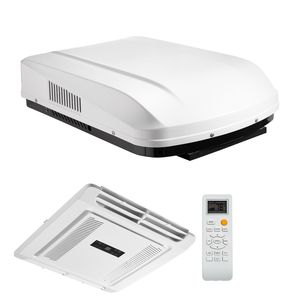 เครื่องปรับอากาศ RV 15000 BTU 120V แบบไม่ใช้ท่อ ติดตั้งบนหลังคา สำหรับจอดรถ ปรับความเร็วได้ พร้อมระบบทำความร้อนด้วยปั๊มความร้อน ปรับความเร็วได้ - Product Image 1