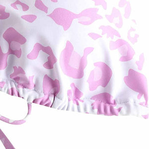 Colección de Bikinis Sexys para Mujer, Trajes de Baño de Verano, Ropa de Playa, Spandex/Nailon, 2 Piezas, Cuello en V Profundo, Anti-UV, Secado Rápido, Estampado - Product Image 3