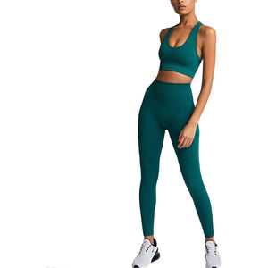 Conjunto Deportivo Asimétrico para Mujer, Leggings y Sujetador Deportivo de Alta Elasticidad para Gimnasio y Fitness - Product Image 5