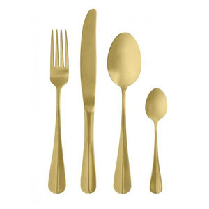Luxurious Dinning Table Decorative Cutlery Set Modern Metal Hotel Decorative Spoon Knife and Fork Flatware Set Wholesale - Product Image 1