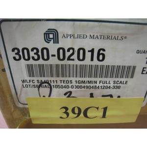 NEW AMAT 3030-02016 WLFC SA40111 TEOS 1GM/MIN FULL - อุปกรณ์และชิ้นส่วนเซมิคอนดักเตอร์ระดับโลกที่เชื่อถือได้ - Product Image 1