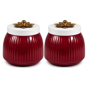 Metal Dry Fruit <b>Jar</b> with Lid Airtight Decorative Storage Container for Dry Fruits <b>Tea</b> Sugar Mukhwas Saunf Kitchen Storage Home - Product Image 6