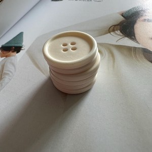 Botones de Costura Hechos a Mano de Alta Calidad, Redondos, con 4 Agujeros, Estilo Animal, de Cuerno de Búfalo, Duraderos, para Ropa, Camisas y Trajes - Product Image 6