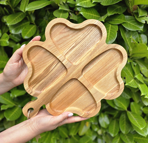 Plateau de service pour fruits secs en bois d'acacia fait main, design attrayant et élégant, de haute qualité - Product Image 6