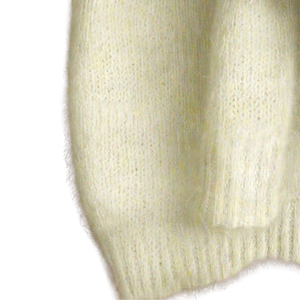 Pull en maille douce et moelleuse en mohair pour femme, col rond, manches longues, coupe ample, chaud, décontracté, léger, confortable, tendance hiver - Product Image 6