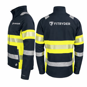 Chaqueta de Seguridad Reflectante Personalizada de Alta Visibilidad para Trabajadores, con Bolsillos para Herramientas con Cremallera de Alta Calidad, Resistente al Agua y Antiarrugas - Product Image 2