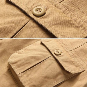 Shorts cargo décontractés pour hommes, coupe droite, prix de gros, design populaire, respirants, avec grandes poches - Product Image 6