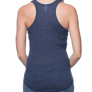 Débardeur de sport décontracté pour femme, durable, rayé, séchage rapide, respirant, en coton, élasthanne et modal tricoté, col rond, style stringer - Product Image 3