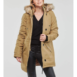 Factory Wholesale Stylish Winter Women's <b>Parka</b> <b>Jacket</b> Fur Collar <b>Parkas</b> Made Best Material Warm Detachable Hood Ladies <b>Jackets</b> - Product Image 6