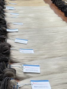 Extensions de cheveux humains tissés à la main de haute qualité, directement de l'usine, 100% cheveux humains vietnamiens, en couleurs tendance - Product Image 5