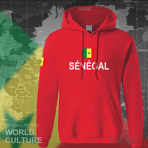 Sudadera con Capucha de Estilo Urbano para Hombre con Diseño Inspirado en el Fútbol Nacional de Senegal - Nuevo Estilo Hip Hop Africano - Product Image 4